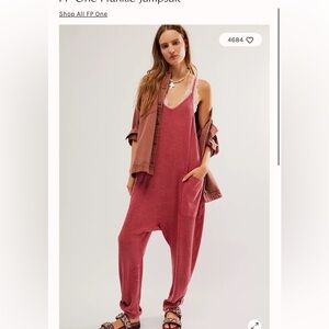Free people One Frankie Jumpsuit